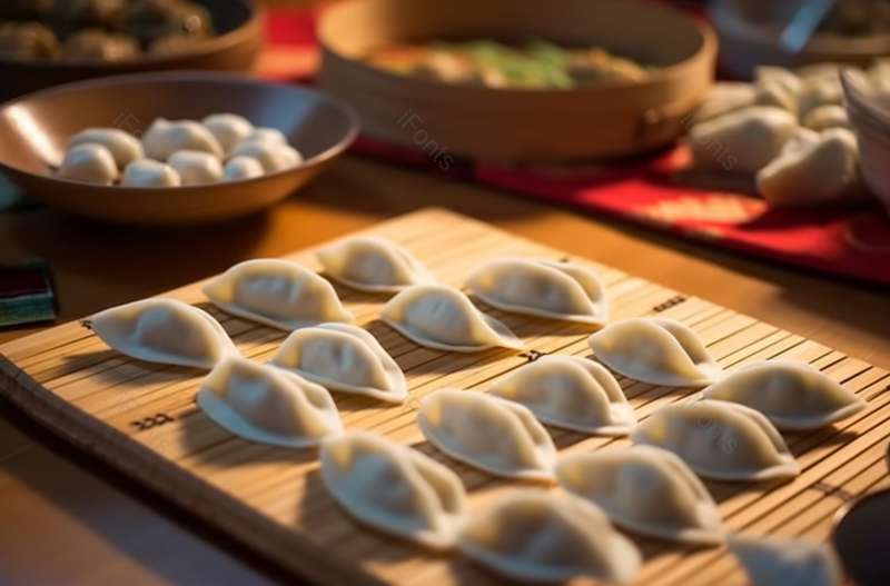 春节包饺子美味食物摄影图,高清,摄影图,摄影图片,图片大全,摄影图免费下载